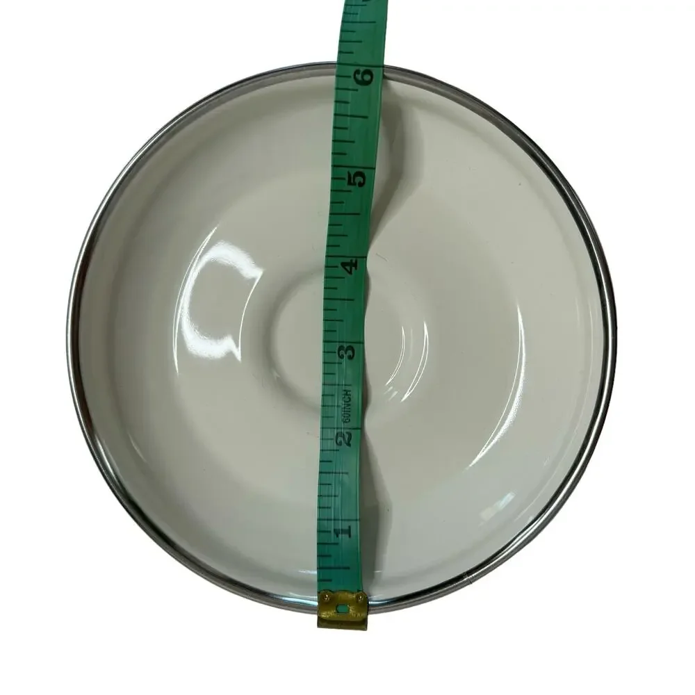 SHOW PANS *NEW* Sanko 1qt Saucepan Cover Lid #2111 Brown Porcelain Steel Japan